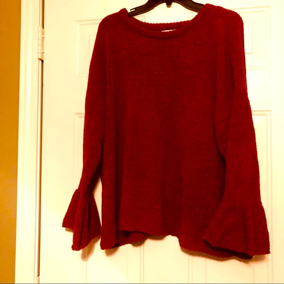 Burgundy Knox Rose Really Soft Long Sleeve Sweater